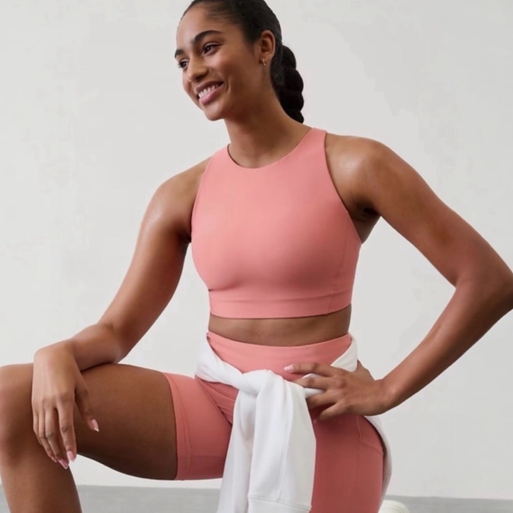 Athleta Flex Spacer Bra - Natural Rose - Large - D-DD Cups